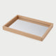 Tiquete | pequeña caja de espejo de madera