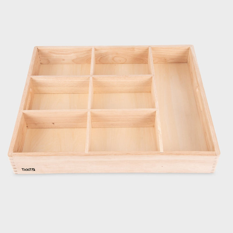 Tickit ® wooden sorting box (7 compartments)
