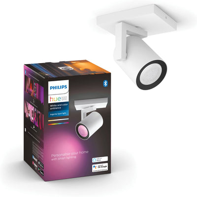 Philips Hue Argenta surface-mounted spotlight - white and colored light - 1-spot - white