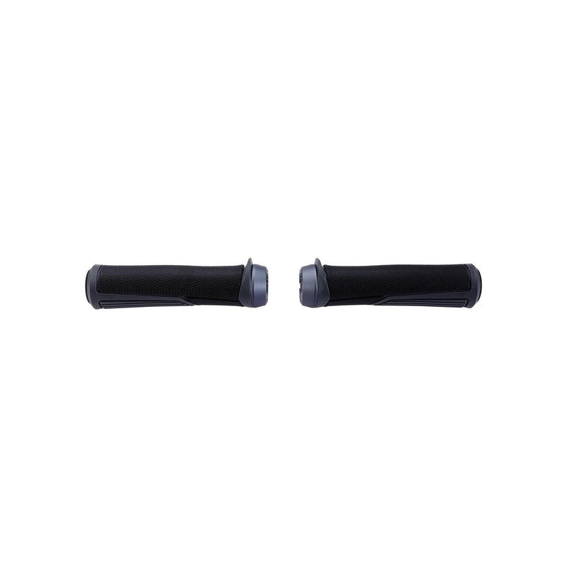Bbb ciclismo maniglie ergonomiche bicicletta cobra - maniglie ergonomiche per bicicletta con il massimo comfort - lunghezza 142 mm - al paio - nero grigio - bhg-96