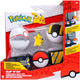 Jazwares pokémon - set cintura clip 'n' go poke ball - pikachu #5 con premier ball, cintura a tema di tipo elettrico ultra ball