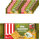 Lu mini cracker olio d'oliva origano - scatola 12 x 250g - 8 confezioni - cracker per bevande - toast - mini cracker - colazione