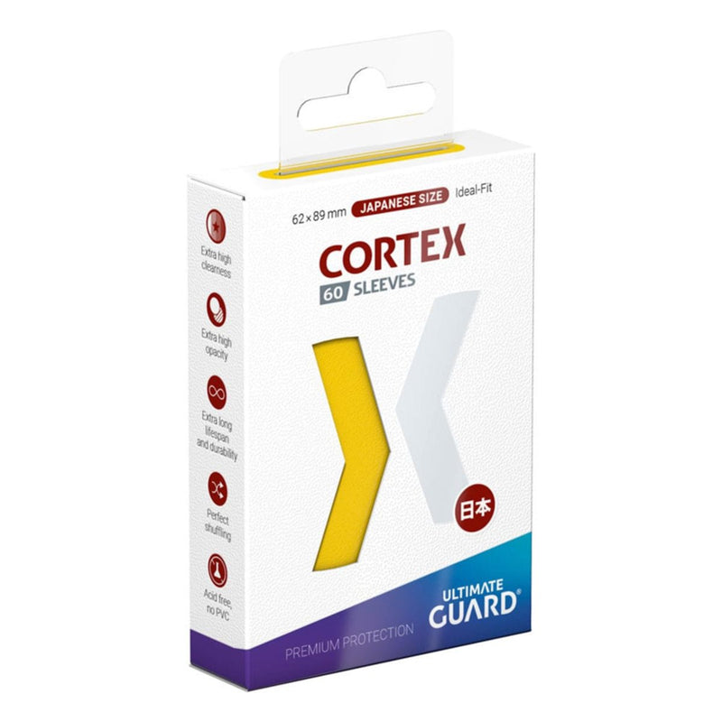 Ultimate guard cortex sleeves japanese size (60) - yellow