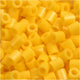 Cuentas para planchar Nabbi, medidas 5x5 mm, medida de agujero 2,5 mm, medianas, amarillo (32227), 6000 piezas 1 caja