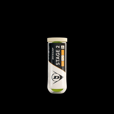 Palline da tennis Dunlop d TB stage 2 arancione con 3 tappi - gialle