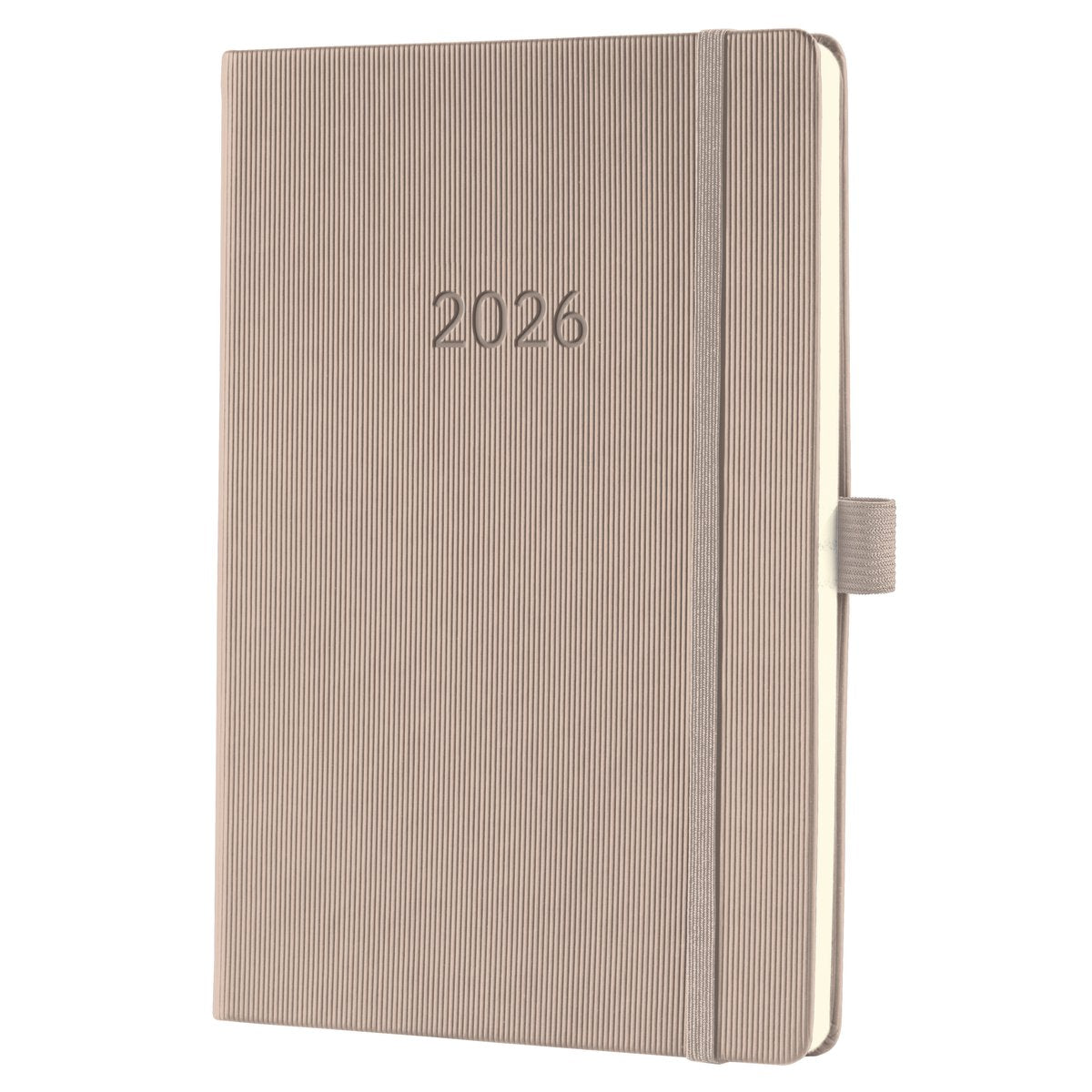 Agenda settimanale Sigel 2026 conceptum - formato a5 - tortora - copertina rigida - si-c2660