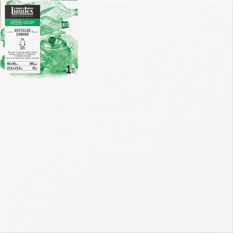 Tela in plastica riciclata Liquitex - tradizionale 60×60 cm – tripla mano | 100% plastica riciclata | struttura in legno fsc | pittura a olio acrilica | tela artistica durevole
