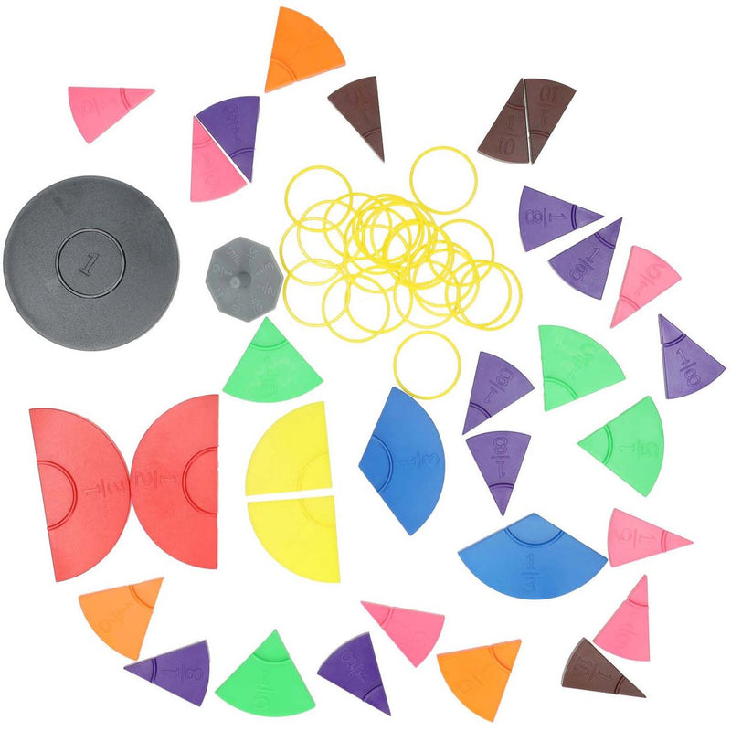 Gioco del cerchio delle frazioni Imp, 72 parti.