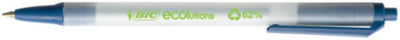 Bic clic stic ecolutions - blu - 1 pezzo - punta media 1 mm