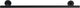 Wenko handdoekhouder bosio uno rvs zwart mat 60cm breed - handdoekrek - handdoekenrek - handdoekstang