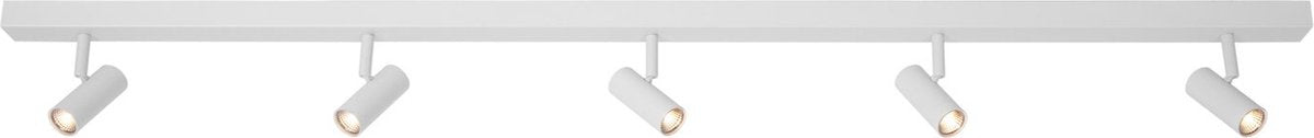 Nordlux - spot omari 5 lichts balk l 118 cm wit