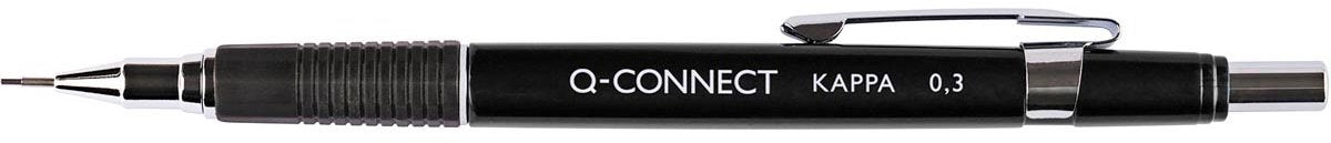Portamine Q-connect Kappa 0,3 mm nero 12 pezzi
