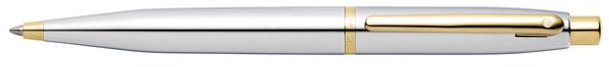 Penna a sfera Sheaffer vfm - e9422 - cromata lucida placcata oro - sf-e2942251