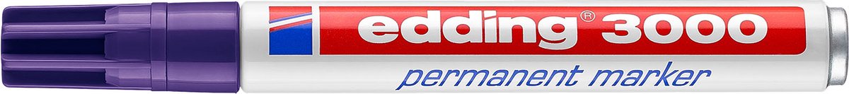 Edding 3000 permanent marker round - violet - 1 piece