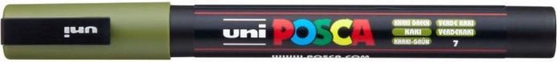 Pennarello a vernice Uni posca pc3m kaki - punta tonda fino a 1,3 mm