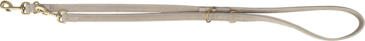 Trixie Dog Leash Grigio chiaro in pelle regolabile puro