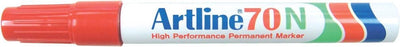 Artline 70 pulito - pennarello indelebile - 1 pezzo - larghezza tratto 1,5 mm - rosso