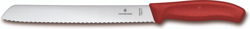 Victorinox Cuchillo de pan clásico suizo - 21 cm - acero inoxidable plástico pp - rojo