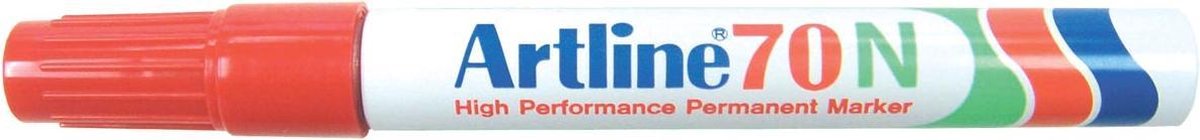 Artline 70 clean - marcador permanente - 1 pieza - ancho de trazo 1,5 mm - rojo