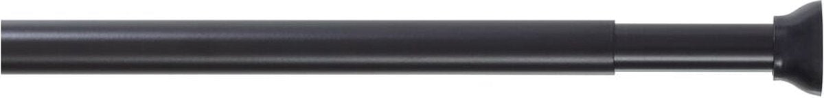Sealskin - douchegordijnstang - uitschuifbaar - klemstang - 155-255 cm - zwart