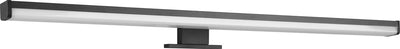 Trio lino - lámpara de pared - negro mate - incl. 1x smd 11 w - montaje en pared - iluminación del baño