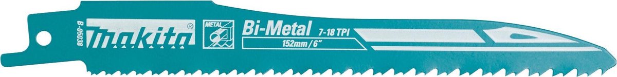 Accesorios makita hoja de sierra alternativa hierro de 152 mm - s123xf - b-05038