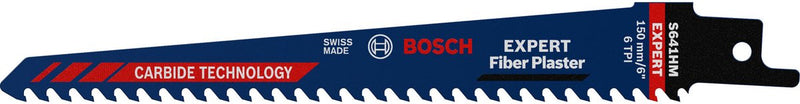 Accesorios Bosch 2608900407 hoja de sierra de sable expert 'fiber yeso' s 641 hm, 1 pieza longitud de hoja de sierra 150 mm 1 pieza(s)