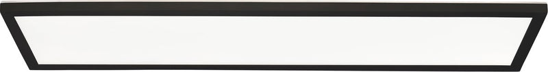 Brilliant milton - lampada da soffitto bagno - led 24w - 4000k - ip44 - bianco e nero