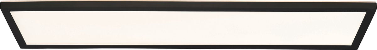 Brilliant Sorell - Plafoniera da bagno - led 24w - cct - dimmerabile - telecomando - bianco e nero