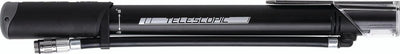 Mini pompa da bicicletta telescopica da viaggio Bbb - piccola pompa da bicicletta con manometro - stabile e potente - nera - bmp-53