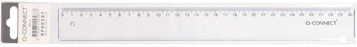 Varilla de medición Q-connect | plástico | en caso | 30cm