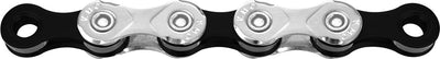 KMC X10 Cadena de bicicletas 122 Plata plateada Negro