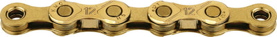 KMC Ketting e12 Ti-Ni goud, 1 2x11 128, 130 schakels, 5.2mm pin, 12-speed