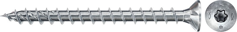 Vite per truciolare Fischer powerfast ii 4,5x40 tx testa svasata tutto filetto blu zincata (200)