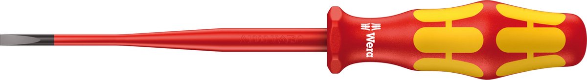 Wera kraftform plus vde - schroevendraaier - platkop - 0.6x3.5x100 mm