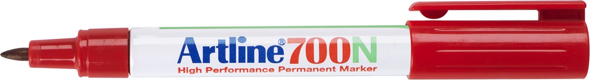 Artline 700 clean - marcador permanente - 1 pieza - ancho de trazo 0,7 mm - rojo