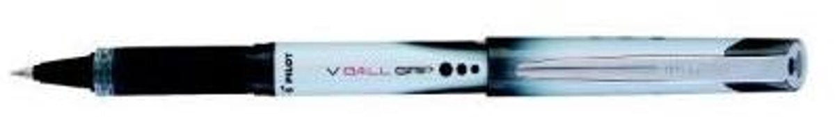 Penna roller Pilot con impugnatura a V, nera fine | 12 pezzi