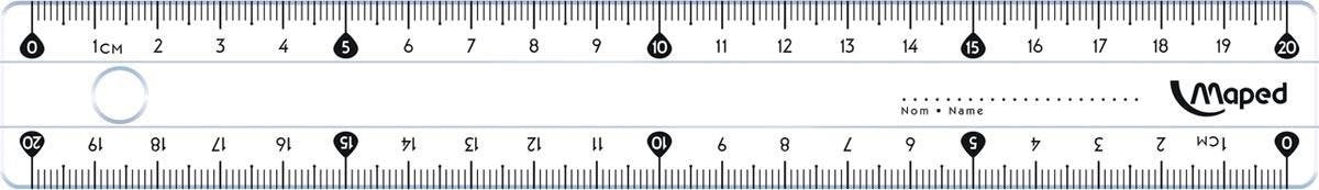 Regla Quantore maped classic 20cm