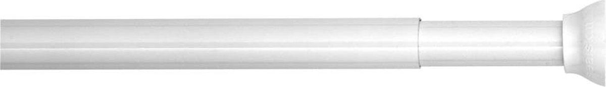 Sealskin douchegordijnstang - klemstang - aluminium - 70-115 cm - wit