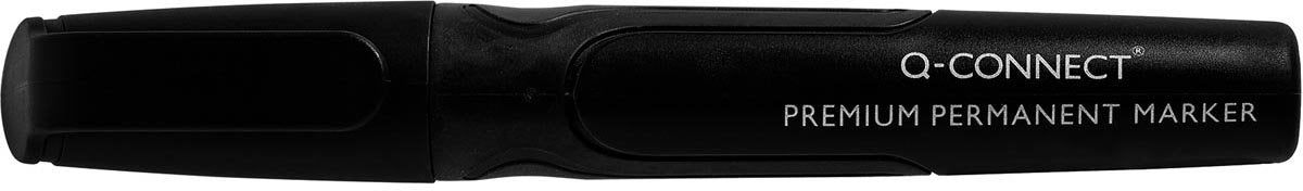 Pennarello indelebile Q-connect premium, 3 mm, punta tonda, nero 10 pezzi