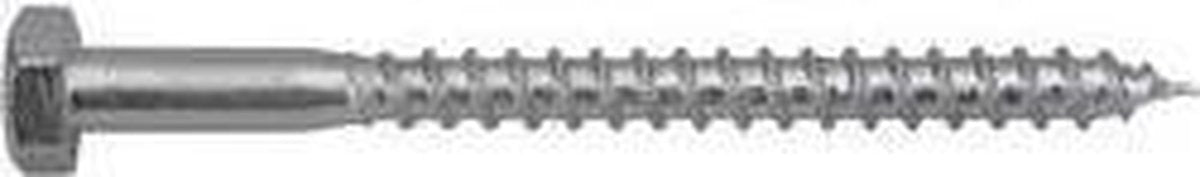 Swg 192 10 100 67 tornillo para madera 10 mm 100 mm DIN 571 acero galvanizado 25 pieza(s)
