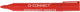 Pennarello indelebile Q-connect, 2-3 mm, punta tonda, rosso 10 pezzi