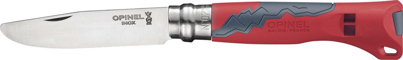 Opinel no.07 outdoor junior zakmes - rvs - rood