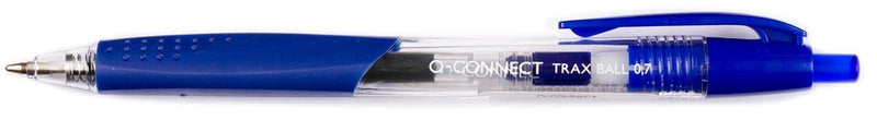 Penna a sfera Q-connect, con impugnatura, punta media, blu 12 pezzi
