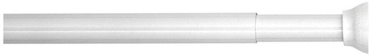 Sealskin - douchegordijnstang - klemstang - aluminium - 110-185 cm - wit