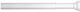 Sealskin - douchegordijnstang - klemstang - aluminium - 110-185 cm - wit