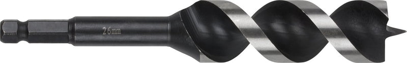 Wolfcraft - Punta a serpente da 26 mm per travi in legno - 165 mm - punta per legno con gambo esagonale - esagonale - punta per legno - 7139000