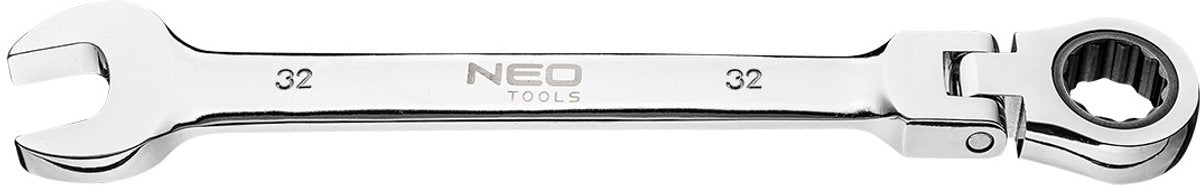 Grupa topex - serie neo - llave de estrella con cabeza de tornillo - 32 mm - carraca de 72 dientes - cabeza ajustable