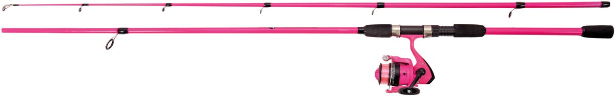 Albatros - spin comboset pink - spinhengel molen - 240cm - pink - inclusief nylon lijn