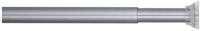 Sealskin douchegordijnstang - klemstang - aluminium - 155-255 cm - mat aluminium